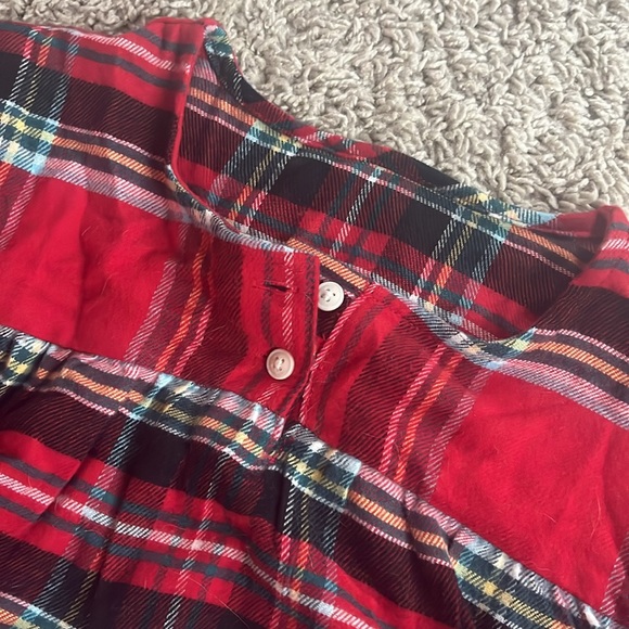 Girls Plaid PJ/Christmas Dress - Picture 3 of 3